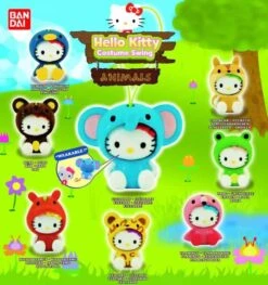 HELLO KITTY Mini Costume Swing Animals (8 St.)