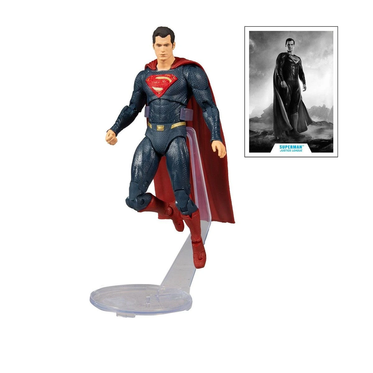 DC Justice League Movie - Superman Blue/Red Suit Figur 1 DC Justice League Movie - Superman Blue/Red Suit Figur