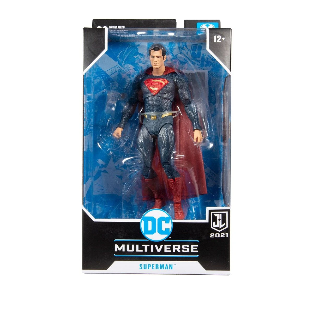 DC Justice League Movie - Superman Blue/Red Suit Figur 8 DC Justice League Movie - Superman Blue/Red Suit Figur - Image 8
