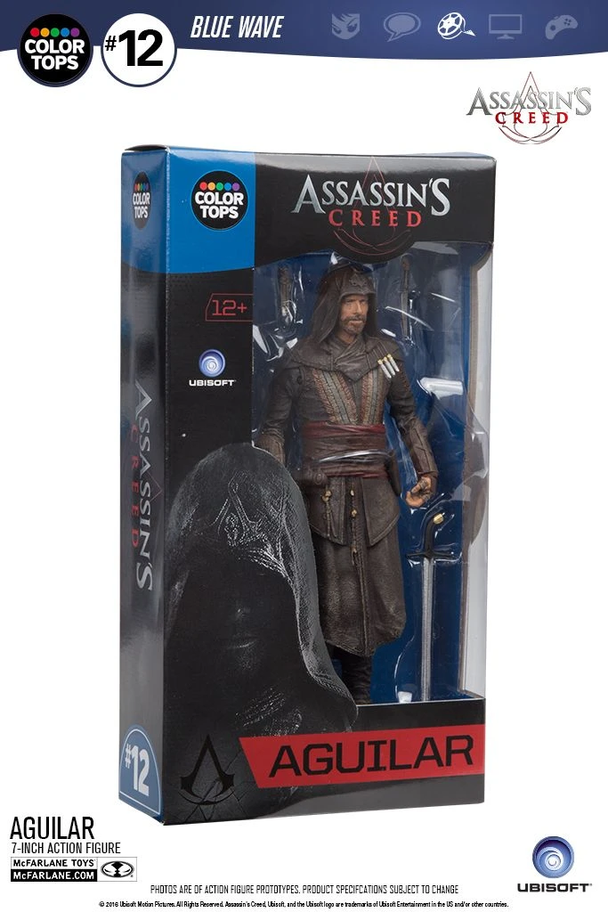 Assassins Creed Movie - Aguilar 17cm Color Tops Figur 1 Assassins Creed Movie - Aguilar 17cm Color Tops Figur