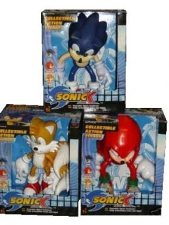 Diverse Sonic X Collectible 10" Actionfiguren Set (3 Figuren)