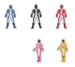 Power Rangers Swing Collect. Mini-Steck Figuren (5 St.)