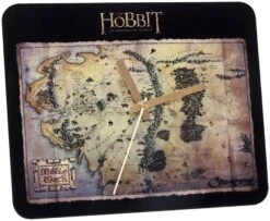 Joy Toy The Hobbit Glas-Wanduhr - The Treasure Map