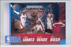 NBA Figuren 3-Pack Miami Heat 15cm (James, Wade, Bosh)